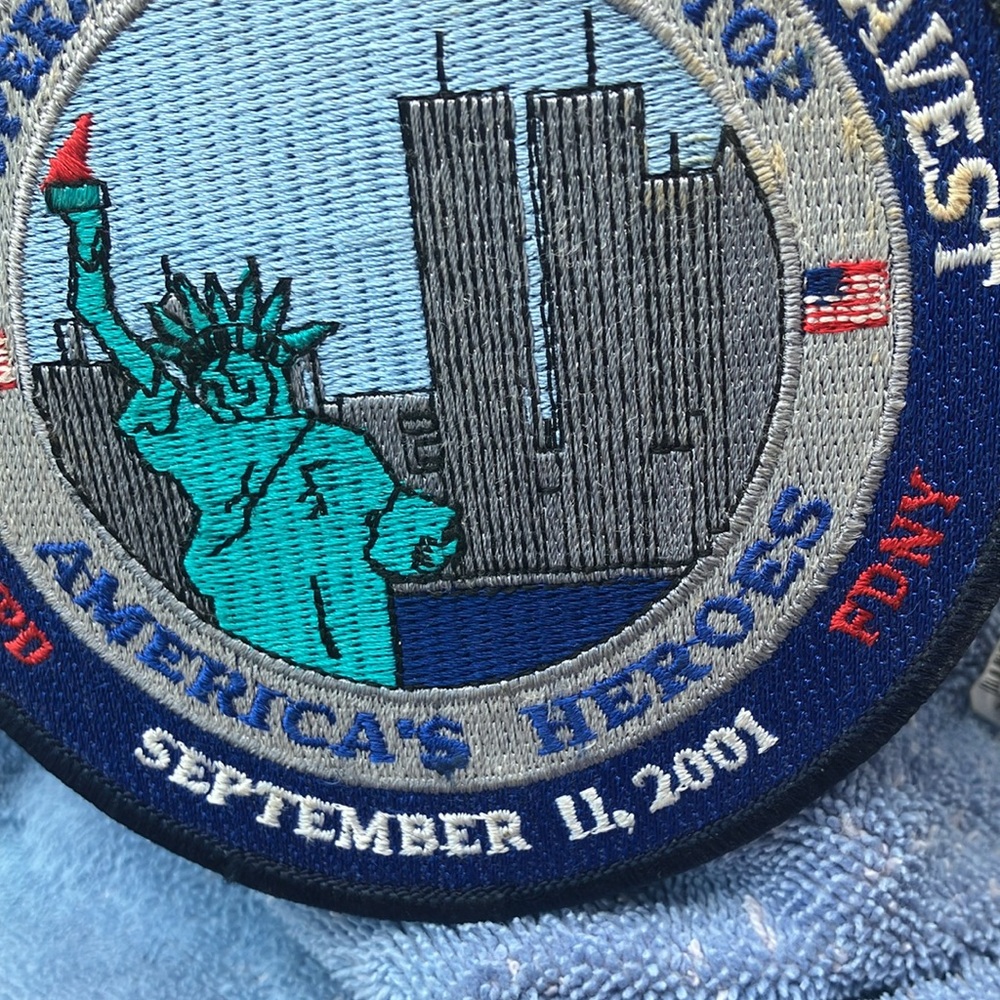 9/11 Commemorative Embroidered Patch - Picture 2 of 4